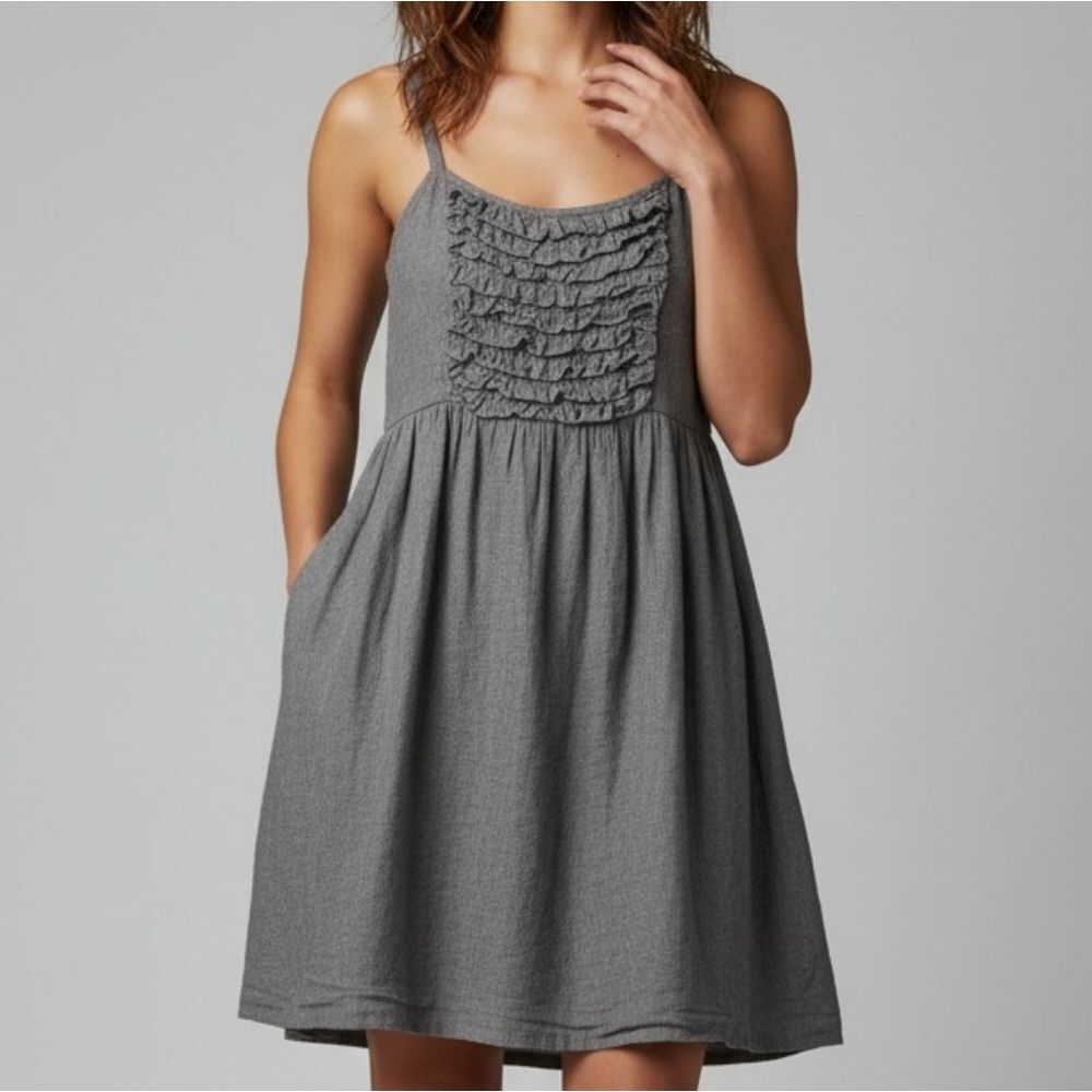 BeBop Gray 100% Cotton Sun Dress